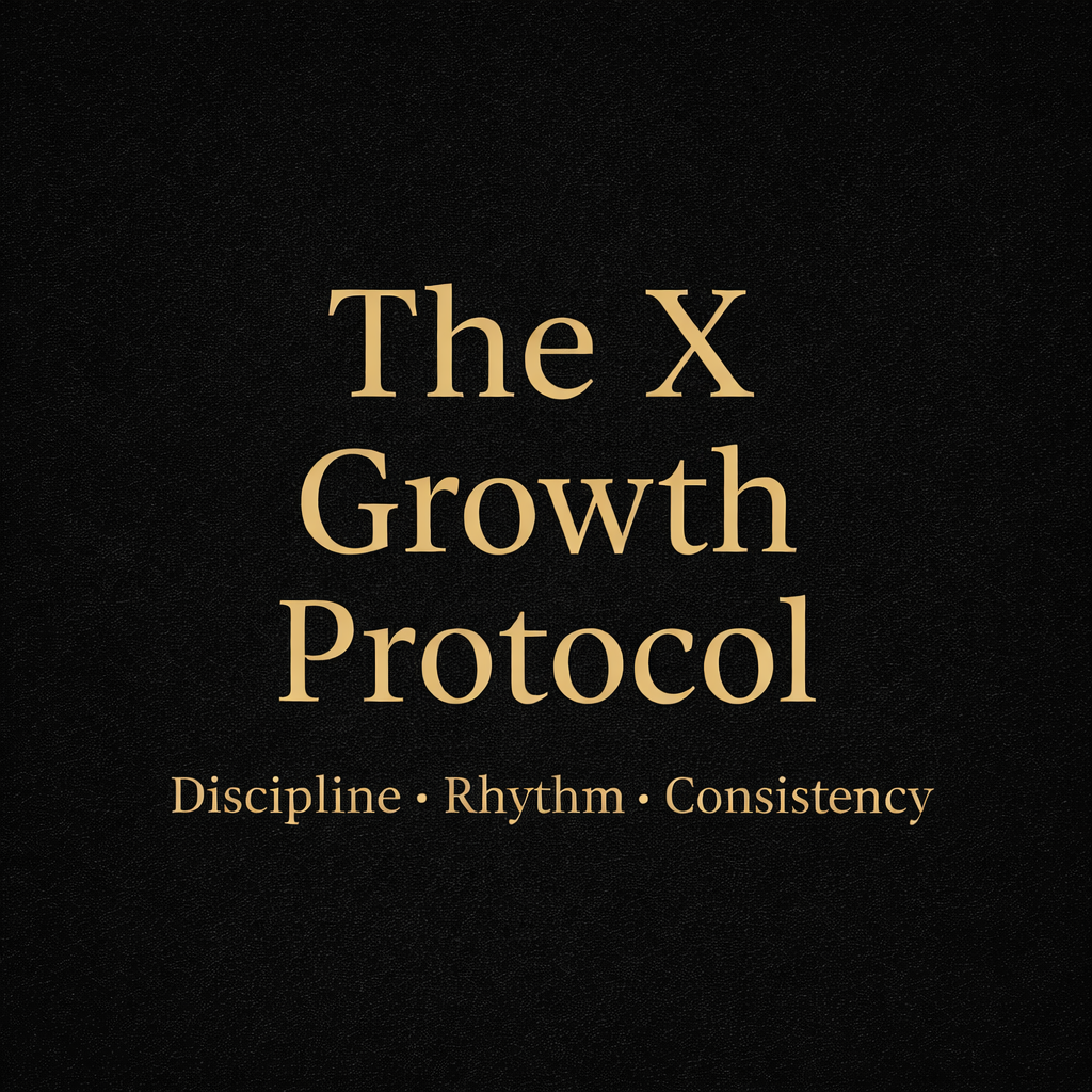 X Growth Protocol - How i went from 0-25k followers in 8 months.